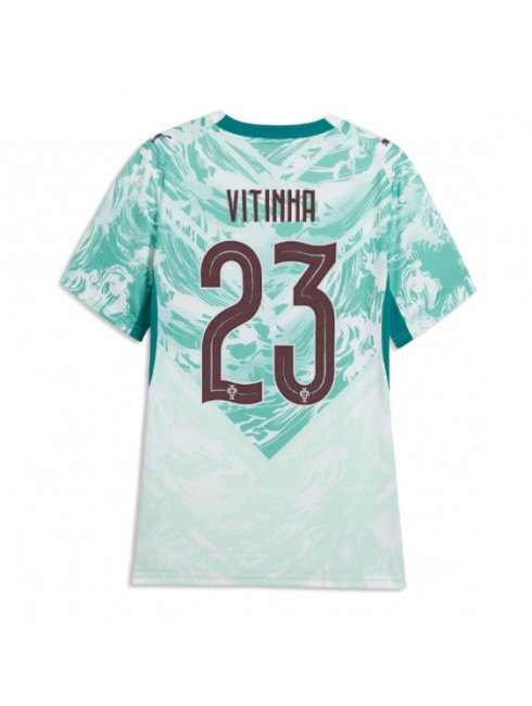 Zenske Futbalové oblečenie Portugalsko Vitinha #23 MS 2026 Krátky Rukáv - Preč Zenske Futbalové oblečenie Portugalsko Vitinha #23 MS 2026 Krátky Rukáv - Preč